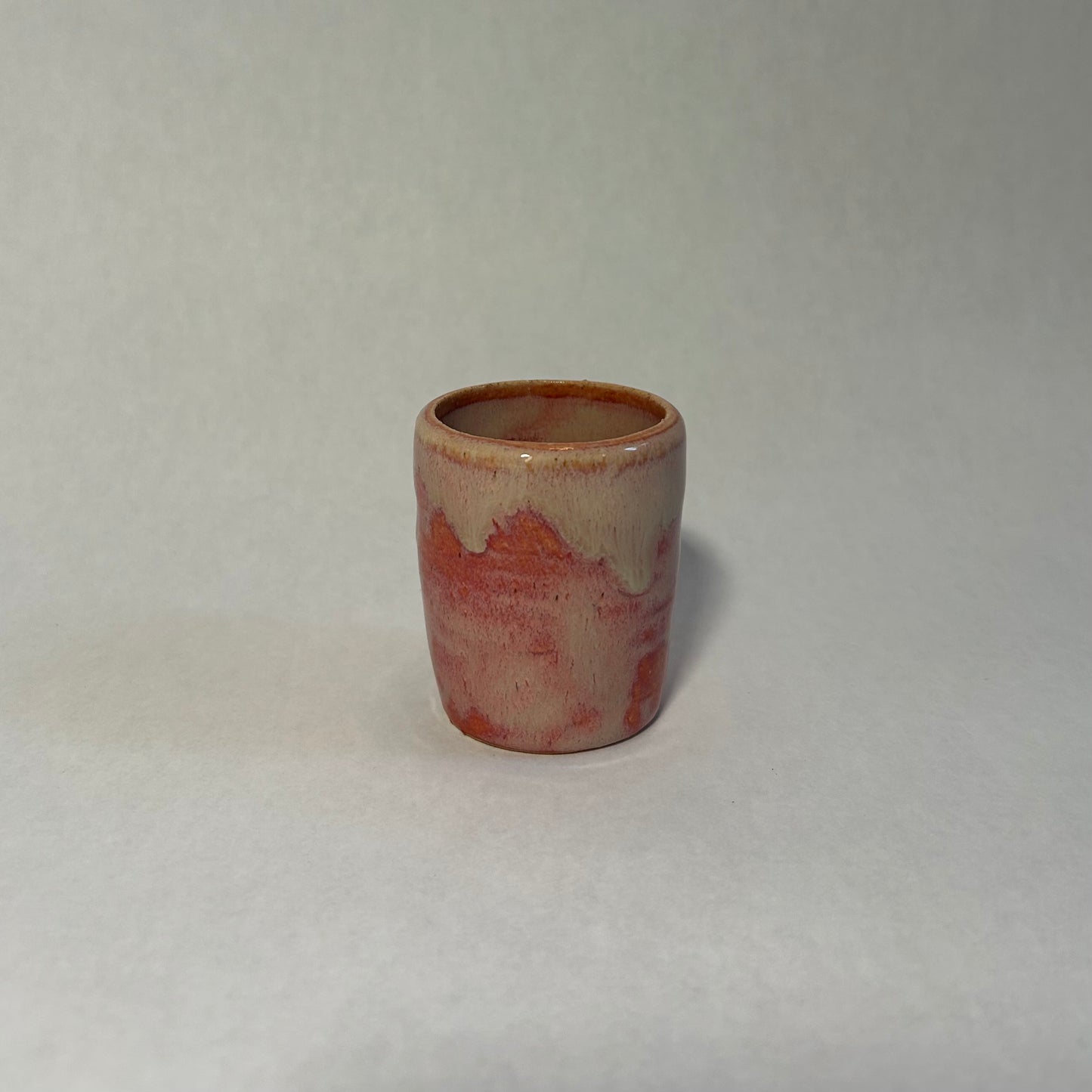 pink shot glass